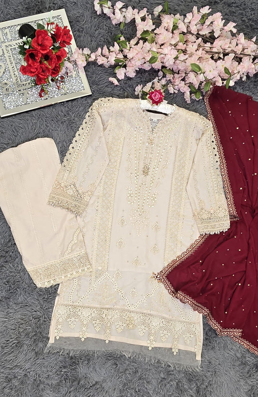 ABL OFF WHITE | FARSHI SHALWAR
