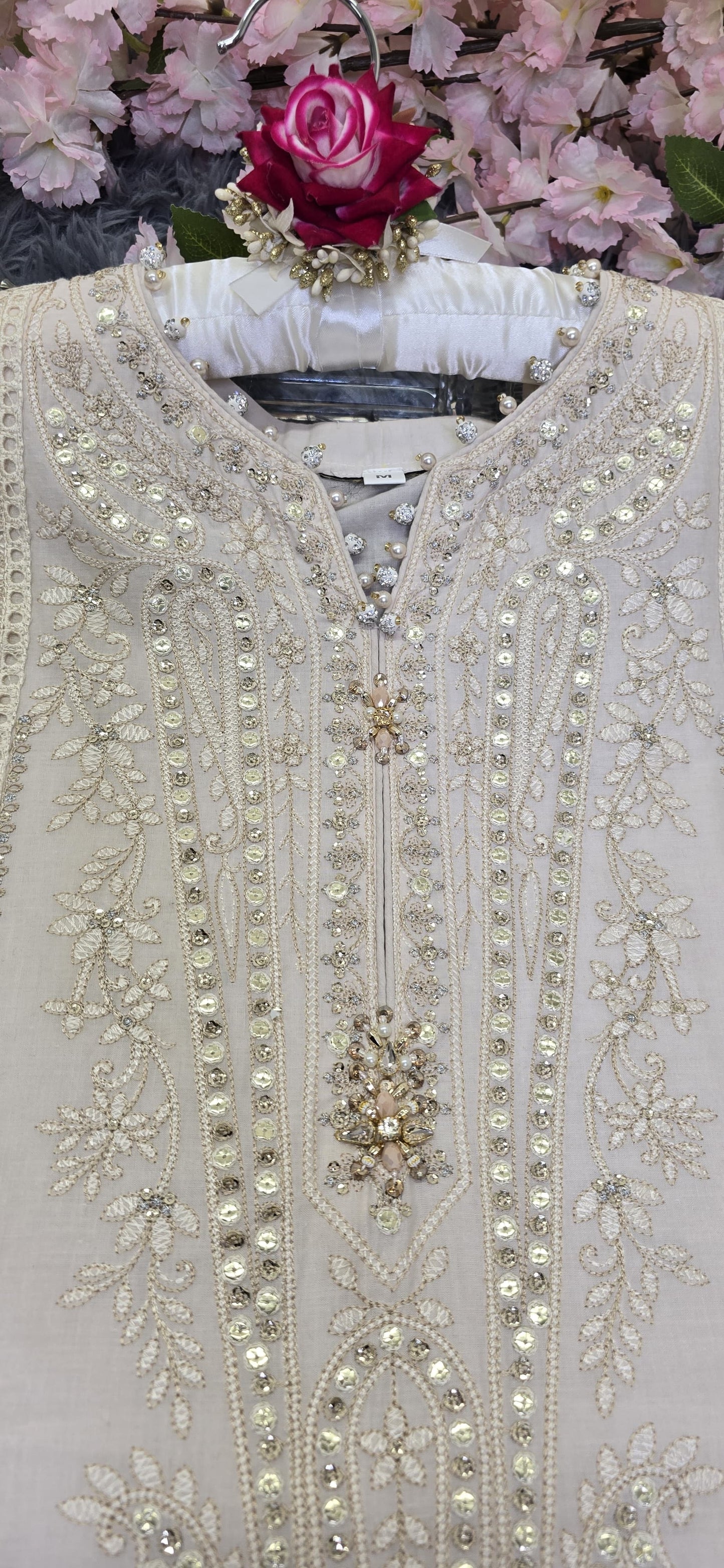 ABL OFF WHITE | FARSHI SHALWAR