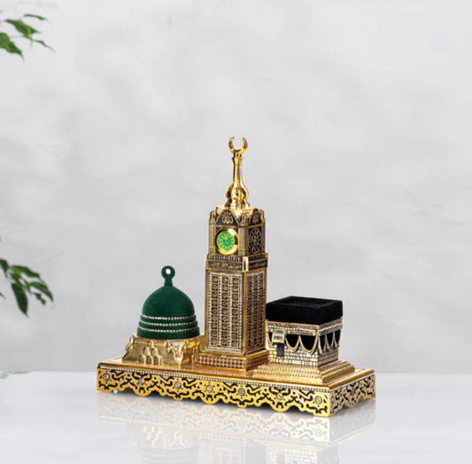 KAABA – ZAMZAM TOWER-MASCID-I NABAVI GOLD Turkish Ornament